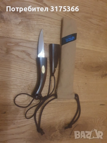 Seki hiro ATS 34 японска риболовна ножка нож дървена кания