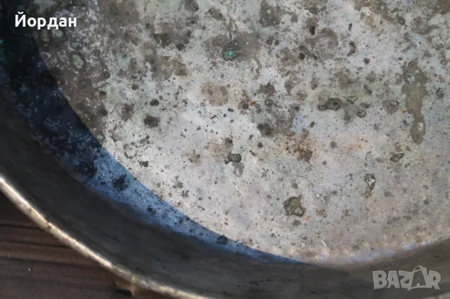 Медна тава за баница, снимка 4 - Антикварни и старинни предмети - 48882560
