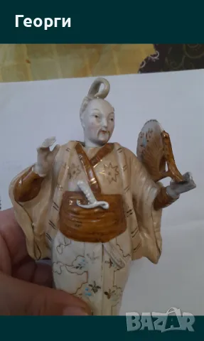 Стара порцеланова статуетка, снимка 9 - Антикварни и старинни предмети - 50125536