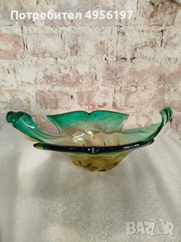 Murano стъкло фруктиера 