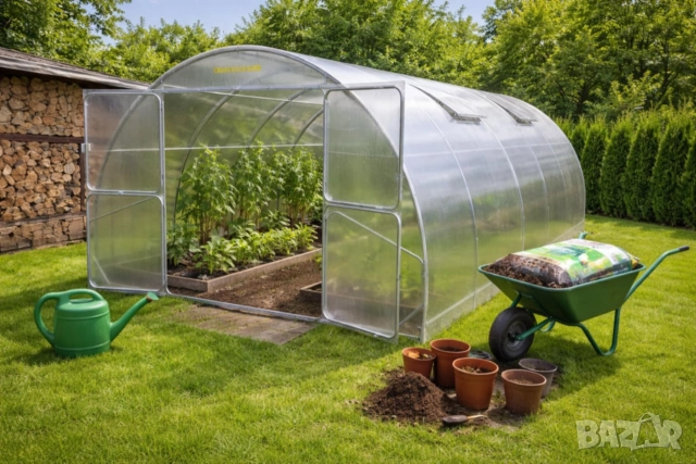 Оранжерия 3х6 - доставка до адрес , снимка 7 - Оранжерии - 52946914