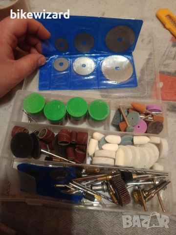 Комплект накрайници за мини машина шлифовъчна / дремел НОВИ