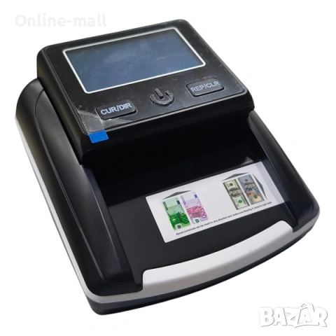 Професионален Автоматичен Детектор за Фалшиви Банкноти AL-130A – 6-степенна Проверка, EUR/USD и Функ, снимка 5 - Друга електроника - 53244006