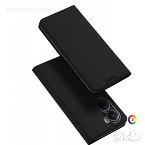 vivo Y16 4G/ Y02s DUX DUCIS Кожен Калъф и Протектор, снимка 5 - Калъфи, кейсове - 50659206