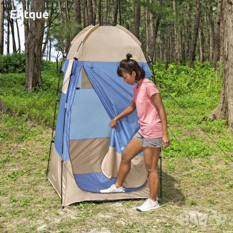 Универсална палатка за къмпинг, плаж, съблекалня или душ - 110x110x190 см, UV защита, снимка 9 - Други стоки за дома - 54196053
