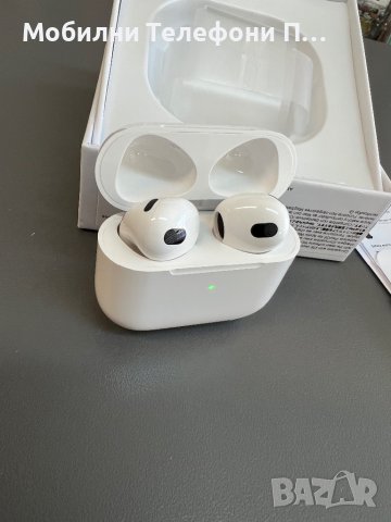 СлуСшалки безжични AirPods 3 с кутйка за безжично зареждане, снимка 5 - Слушалки, hands-free - 42180940