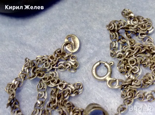 КРАСИВА СРЕБЪРНА ИКОНКА Прсв. БОГОРОДИЦА с МЛАДЕНЕЦА с ФИНА СРЕБЪРНА ВЕРИЖКА СРЕБРО 925 49830, снимка 7 - Колиета, медальони, синджири - 50136353