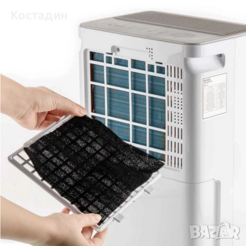 Влагоуловител Muhler MHD-10T25 – 10L/24h с йонизатор и карбонов филтър, снимка 5 - Влагоабсорбатори и влагоуловители - 52472502