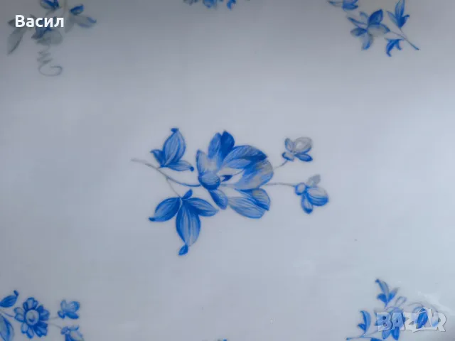 Овална чиния Meissen, снимка 4 - Чинии - 49579833