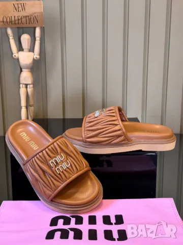 Чехли miu miu, снимка 2 - Чехли - 50407004