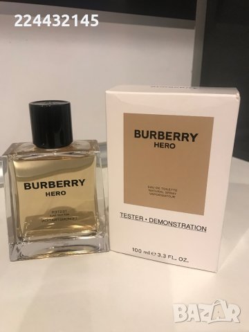 Burberry Hero 100ml EDT Tester , снимка 1