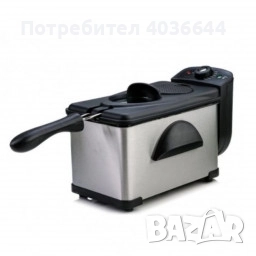 Фритюрник Voltz, 2000W, 2л./ 3л., демонтиращ се съд, капак и филтър,инокс, 2 ГОДИНИ ГАРАНЦИЯ, снимка 4 - Фритюрници - 52457627
