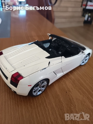 Количка Lamborghini Gallardo Spyder 1:18 , снимка 3 - Колекции - 52528642