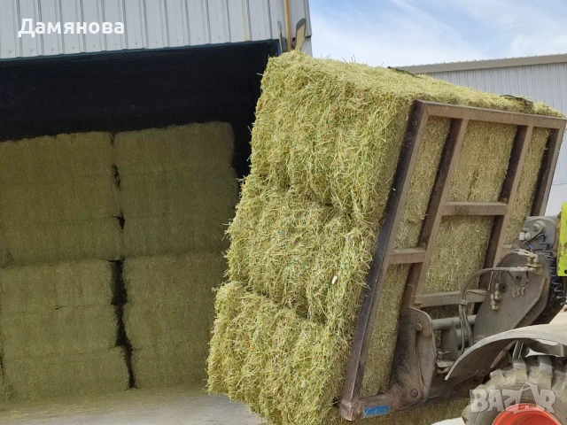 Продавам  дехидратирана люцерна на бали и гранули, снимка 1