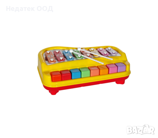Бебешки металофон, пиано с 8 клавиша, снимка 1 - Музикални играчки - 44637165