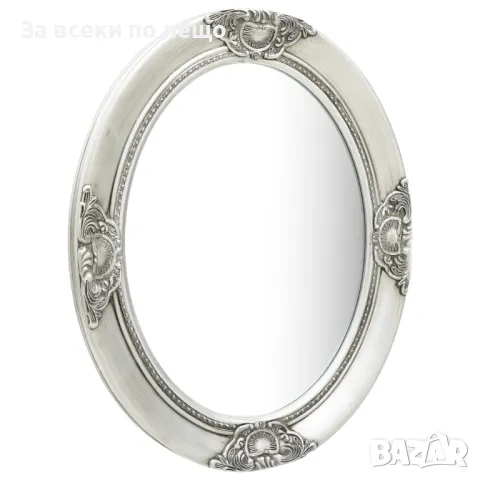 Стенно огледало, бароков стил, 50x60 см, сребристо Код P144