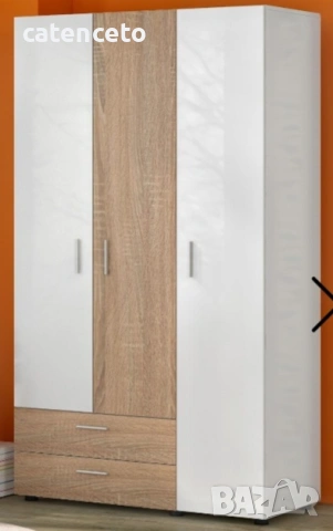 Гардероб трикрилен 