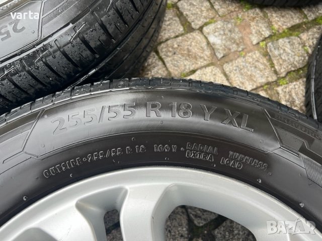 4бр лети джанти Mercedes с гуми Barum 255/55/18 DOT2020, снимка 4 - Гуми и джанти - 40048164