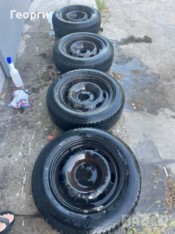 Комплект гуми Maxxis джанти тасове и болтове 195/65R15 Болтове 4х108/ 65.1мм, снимка 3 - Гуми и джанти - 50778741