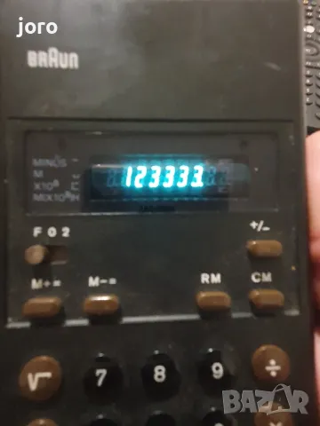 braun calculator, снимка 5 - Колекции - 48174961