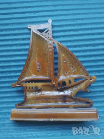 Ветроходен Кораб  - ретро сувенир с термометър, снимка 2 - Антикварни и старинни предмети - 49852741