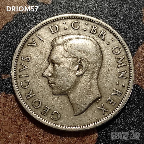 Монети Великобритания- 5 бр› Крал Джордж VI[1947-1951], снимка 8 - Нумизматика и бонистика - 49570631