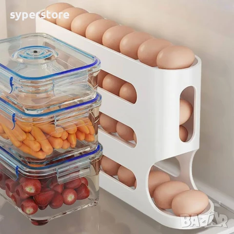 Кутия за съхранение на яйца с 4 нива Digital One SP01120, egg storage box 4 layer, функционална и уд, снимка 6 - Кутии за храна - 51060864