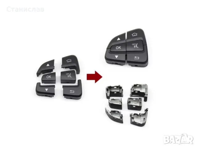 Mercedes C-Class W205 Pre-Face Капачета за волан , снимка 2 - Части - 50219456