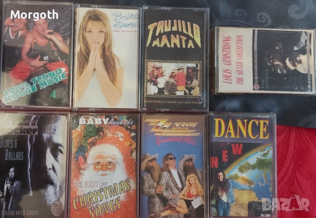 Лот 7 касетки, Britney Spears, Techno House Music, Joe Cocker, ZZ Top