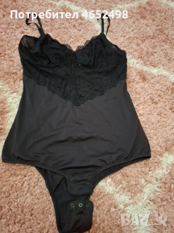 Ginatricot Черно Боди, снимка 3 - Бельо - 52443001