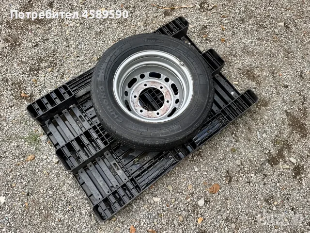 Резервна гума+Джанта 16цола 6x205 за ДВОЙНА ГУМА Mercedes Sprinter(2006-2026),Vw Crafter(2006-2017), снимка 8 - Гуми и джанти - 55668026