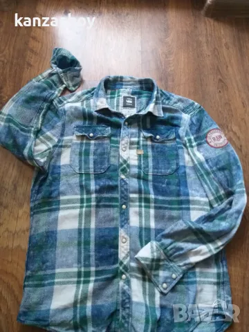 g-star landoh aw2 shirt - страхотна мъжка риза Л, снимка 7 - Ризи - 47906523