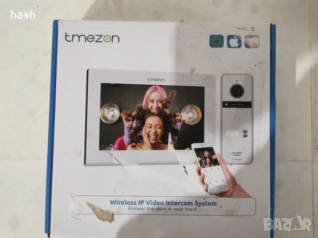 TMEZON WLAN видеодомофонна система за звънец, 7-инчов 1080P IP сензорен монитор, снимка 17 - Друга електроника - 49333211