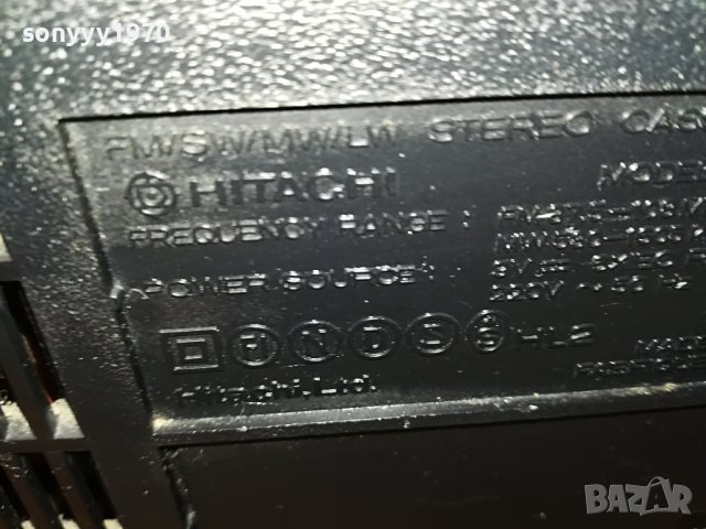 hitachi trk-6830e-внос germany 1112221006, снимка 18 - Радиокасетофони, транзистори - 38971081