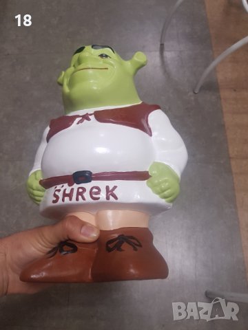 Керамичен шрек, снимка 3 - Декорация за дома - 40418578