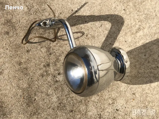 стар авто фар "HELLA" - ретро - ОРИГИНАЛ, снимка 3 - Антикварни и старинни предмети - 47648703
