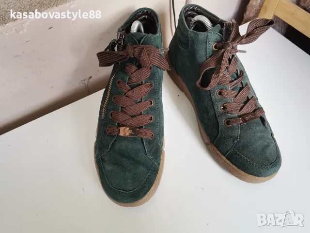 Дамски боти Ara 38  н. Естествен велур , снимка 5 - Дамски боти - 56265761