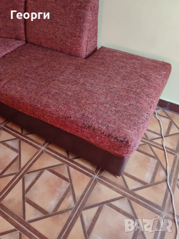 Разтегателен ъглов диван с ракла, снимка 5 - Дивани и мека мебел - 44596455
