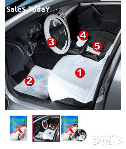 Предпазни калъфи за интериор , 5 части, снимка 2 - Аксесоари и консумативи - 29459358