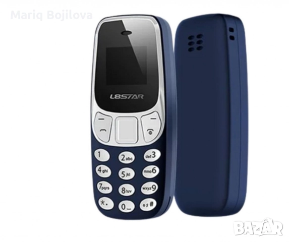 L8STAR BM10 Dual SIM Bluetooth-compatible Mini Bar Phone 2G GSM 0.66 Inch Screen Cell Phone, снимка 4 - Други - 50914530