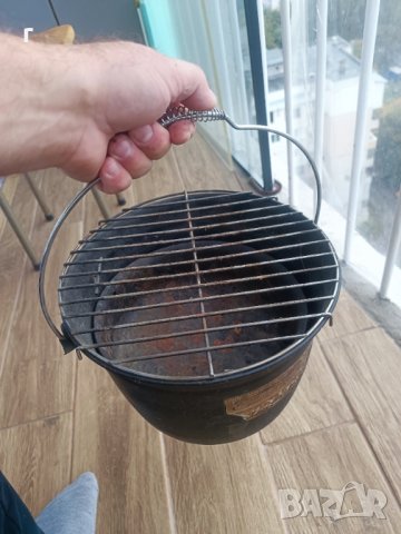 Стоманено барбекю преносимо