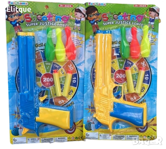 Пистолет с меки стрели и мишени, снимка 6 - Други - 52745162