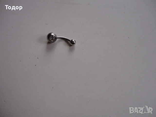 Немска обеца за пъп пиърсинг от медицинска стомана , снимка 6 - Обеци - 52668940