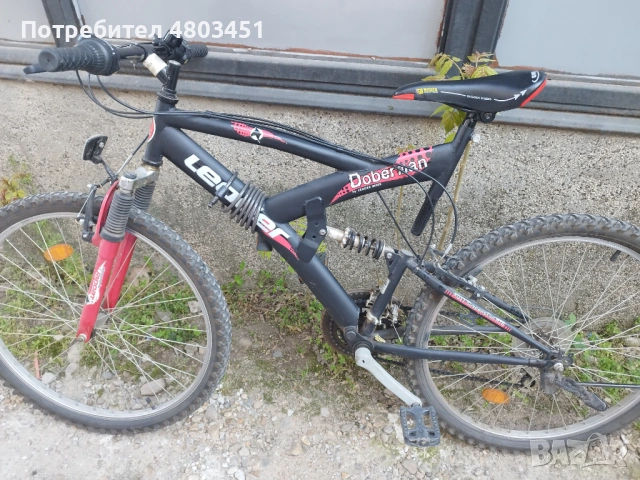 Велосипед 26-ца, Доберман, черен., снимка 6 - Велосипеди - 54263004