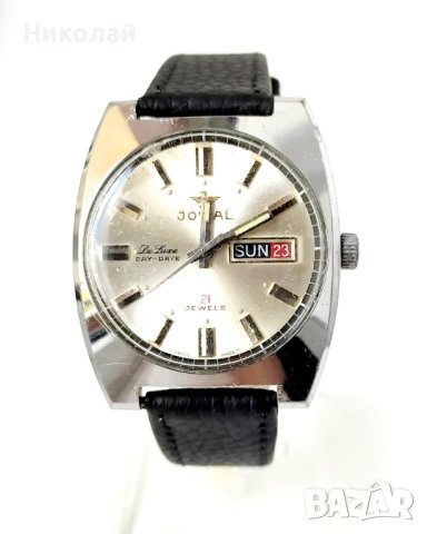  JOVIAL DE LUXE DAY-DATE WATCH  - мъжки механичен часовник , снимка 1 - Мъжки - 40469400