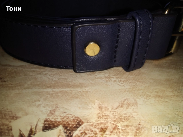 Нов Дамски Стилен Кожен Колан 120см., снимка 4 - Колани - 52563183