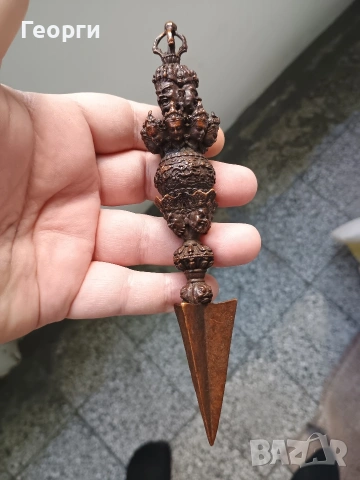 Будистки ритуален нож-14, снимка 2 - Други ценни предмети - 54254677
