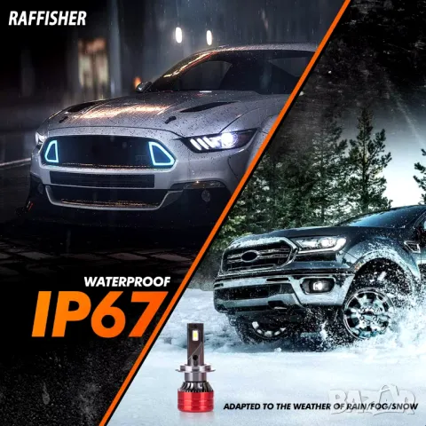 Висок крас LED автомобилни крушки за основни фарове : Н1 Н3 Н4 Н7 НВ3 НВ4 Н11, снимка 7 - Аксесоари и консумативи - 47748677