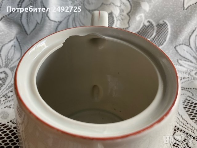 Чайник български порцелан, снимка 2 - Сервизи - 37967103