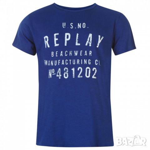Replay Мъжка Тениска Размер 2XL, снимка 2 - Тениски - 29747023